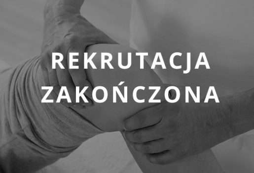 plakat - leczenie choroby zwyrodnieniowej stawów kolanowych